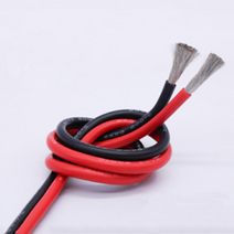 실리콘 전선 실리콘 케이블 1m단위 2 - 22 AWG 12종류, 4AWG, 블랙, 1개
