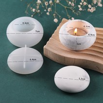 뚜껑이 달린 양초 병 실리콘 몰드 DIY 향수 왁스 보관함 콘크리트 시멘트 석고 수지 가정용 수공예, [04] Mini box