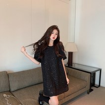 미미앤느 톡톡 반짝이 원피스