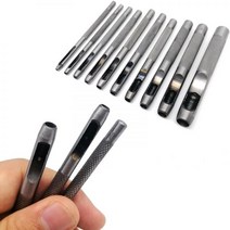 구멍뚫기 공예 가죽펀칭 강철 라운드 구멍 펀치 도구 1mm 2mm 3mm 4mm 5mm 6mm 8mm 20mm 가죽 벨트 가방 의류용 중공 커터, hole diameter 1mm