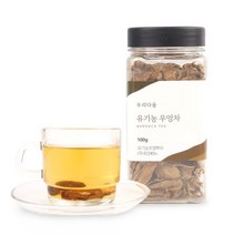 [김재식헬스푸드] 아홉번 덖은 유기농 우엉차 100g 1통, 단품
