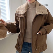 H스타일 (WG)본딩숏미니점퍼
