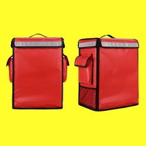 인피니티 배달용 사각 보냉 가방, 레드