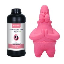 RICH-OPTO LCD 3D 프린터 수지 1kg 고속 고정밀 빠른 UV 경화 광폴리머 LCD 3D 프린팅 리퀴드 블루이쉬 그레이 266081, Pink