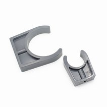 파이프브라켓 고정지지대 직경 회색 급수 파이프 클램프 클립 피팅, 50mm