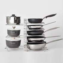 한샘 S.O.K 올스텐 후라이팬 냄비 정리대, 없음