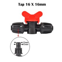 나사 가공기 파이프 호스 압착기 배관 16mm 1/2 ''PE 파이프 커넥터 스플리터 티 커플링 나사산 잠, 08 H_01 1Pc