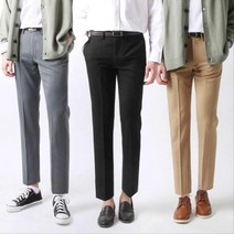 BANESSOHomme남성 히든밴드 10부 스판 슬랙스 팬츠 AD2953