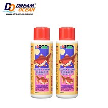 AZOO 금붕어 비타민 250ml 금어 영양제 먹이 담수어 고급 미네랄 어항, 2개