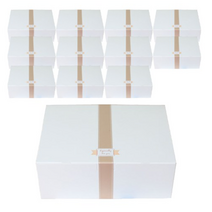 이홈베이킹 튼튼한 원터치상자 중, 화이트, 5개