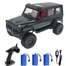 rc카 오프로드 입문용 몬스터카 MN86S MN86 112 RC 자동차 업데이트 버전 4WD 고속 트럭 원격 제어 장난감 선물 트럭RC 카, MN86 3Battery Black