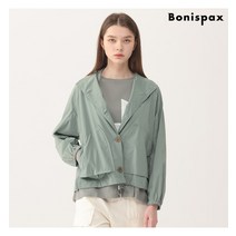 보니스팍스 보니스팍스 허리스트링하이넥자켓-MG79JK072