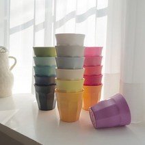 카라멜샵 멜라민 디저트 컵 22color, 레몬 옐로우, 1개