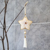 더블단추별오너먼트 트리장식 X-MAS장식소품