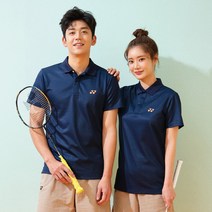 요넥스 221TS041U 공용 배드민턴 반팔 티셔츠 네이비