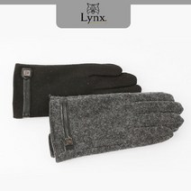 링스 두줄사각징 남성용 순모장갑 LX-25418-1