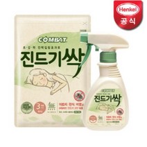 컴배트 진드기싹 스프레이290ml+시트4개입, 1세트