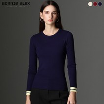 보니알렉스 보니알렉스(BONNIE ALEX) 맨디 슬림핏 니트 탑 (택가격:59000원)