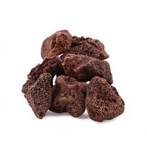 미미네스톤 세척 화산석 레드 3kg 전후(크기모양랜덤)