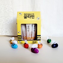 꿀타민 청정 제주 야생화 벌꿀 스틱 7호, 3개, 360g