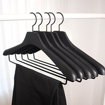 씨인크 남성 여성 올블랙 정장 옷걸이 5개, 남성 올블랙 정장 옷걸이 5개
