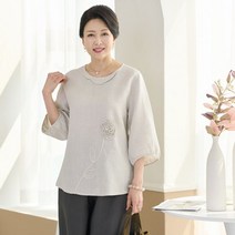 [엄마옷 로즈맘] 마인플라워마블라우스