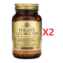 솔가 엽산 800mcg 250정 2병 (임신부 솔가 엽산), 2개