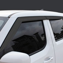 캐스퍼 스모그 크롬 썬바이저 자동차 윈도우 선바이져 창문 빗물받이 몰딩 사이드미러 커버 튜닝 용품, [01] 스모그 썬바이저, 현대 캐스퍼, 현대