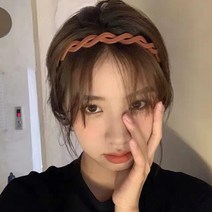 꼬임 머리띠 헤어밴드 반다나 여성 여아 머리 끈