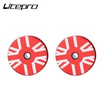 LITEPRO Brompton 체인 텐셔너 용 외부 1-6 가이드 휠이 속도 알루미늄 합금 10T 자전거 액세서리, red 3