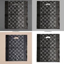 이지리치 100P 양장비닐봉투 검정 40X50CM 의류비닐쇼핑백 옷가게비닐