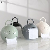시둥마켓 +[시둥마켓]+_ 우드냅킨케이스 깔끔티슈커버 인테리어티슈홀더 휴지갑 귀여운티슈커버, 니본 스마일 휴지케이스 티슈케이스 재밌는티슈홀더, 그레이
