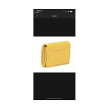 AUTH Tory Burch 알렉사 바이폴드 미니 지갑 지퍼 반지갑