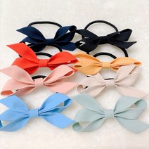 레인보우 리본 머리끈 머리고모줄 헤어끈 청순 포니 올림머리 루나엔스텔라