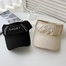 우드피카 스포티 라인 니트 메쉬 썬캡 2개 1세트