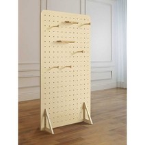 타공파티션 철제 망입유리 철재 진열대 메쉬, 세로형 스크린 160x85cm(화이트)