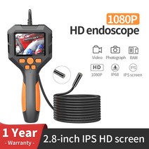 자동차 차량용 정비 공구 복스 세트 산업용 파이프 내시경 P10 3.9/5.5/8mm 2.8 인치 ips 컬러 HD 화면 10, 02 10M_02 5.5mm
