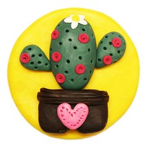 쪼물락비누 천연비누 비누클레이 봄 비누 만들기 DIY 패키지 위생교육, 선인장 비누