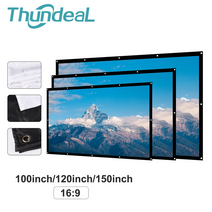 스마트 4k 8k UHD 대형 TV thundeal 100 120 150 인치 휴대용, 100인치