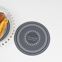 쿡셀 실리콘 냄비받침2P 컵받침 겸용 인덕션보호덮개, 얼티미트그레이2P