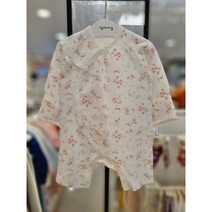 아가방 [동아쇼핑점] 겨울 신생아 출산준비물# 무형여아 배내우주복/ 바디수트 배내가운 /신생아 필수탬/ 잔잔꽃무늬 쟈가드원단 삥꾸삥꾸 부드러운촉감 / 러블리 르쏭 수플레 배내우주