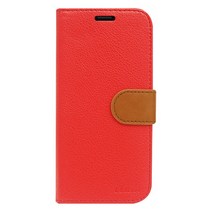 미스터마켓 LG Q61 잇템 다이어리 케이스 현금 카드 수납 Q630 (5654610), 레드, LG Q61/Q630, 레드