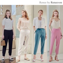 RENEE BY RENEEVON 22SS 쥬얼 단추 하프 조거팬츠