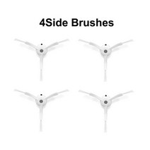 Xiao mi 1s HEPA 필터 사이드 브러시 메인 MI 로봇 진공 청소기 Roborock S50 S5 Max Mi jia 액세서리, [10] 4 Side Brushes, 10 4 Side Brushes