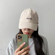 고양이 자수 볼캡