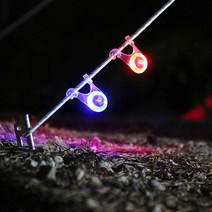 비케이웰텍 LED 스트링가드 감성 캠핑용품 걸림방지 자전거 안전등 후미등 안전용품, 레인보우