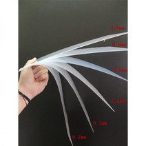 Pvc보드 투명 PC내력판 PVC시트 시트 난연고무판 플라스틱판 채광내온 커스텀 사이즈, 투명1mm 915mm 1830mm