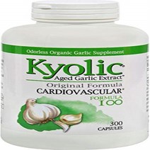 Kyolic 쿄릭 고약사 마늘 추출물 포뮬러 100 오리지널 심혈관 포뮬러 (300 캡슐), 캡슐, 300개 (1팩)