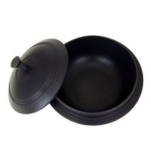 키친아트 국내산 전통 통주물 가마솥 22cm, 블랙