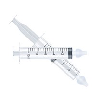 2 조각 비강 흡인기 안정적인 코 청소 튜브 헹굼 장치 안전 10ml 아기를위한 깨끗한 주사기 누르기, type1